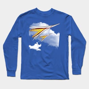 nice super flying plane art design. Long Sleeve T-Shirt